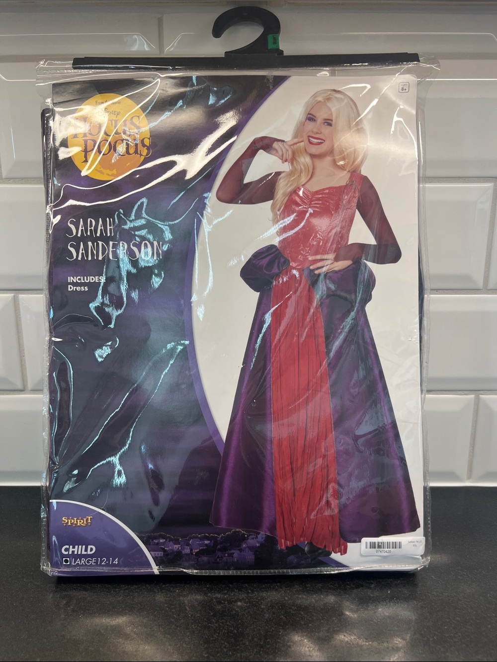 Spirit Sarah Sanderson Costume Dress - Purple and Red Hocus Pocus